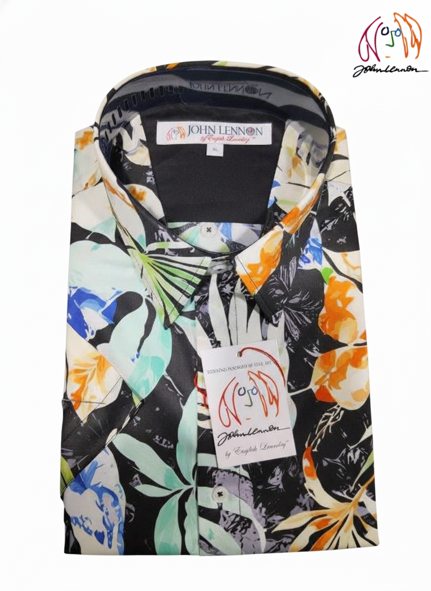 Colorful floral-patterned shirt