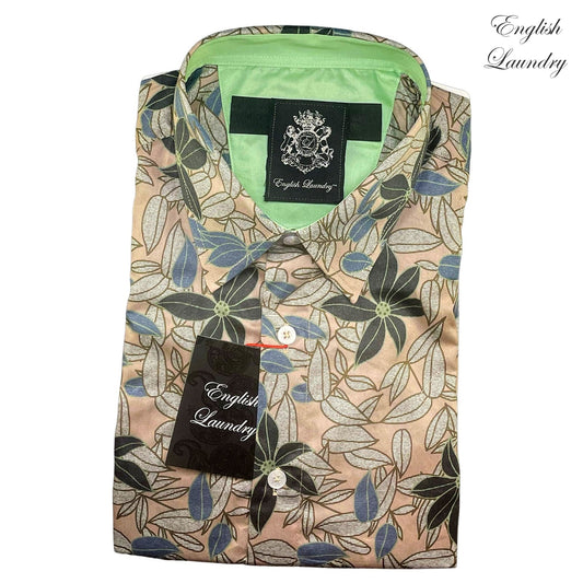 English Laundry (EL2181 SS) bottom-straight approved tidy pack shot with English Laundry transparent logo