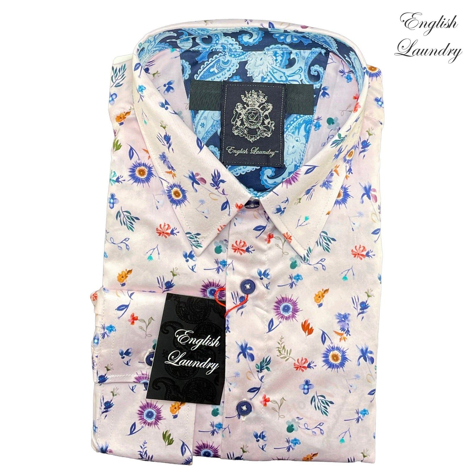 English Laundry (EL2215) bottom-straight approved tidy pack shot with English Laundry transparent logo