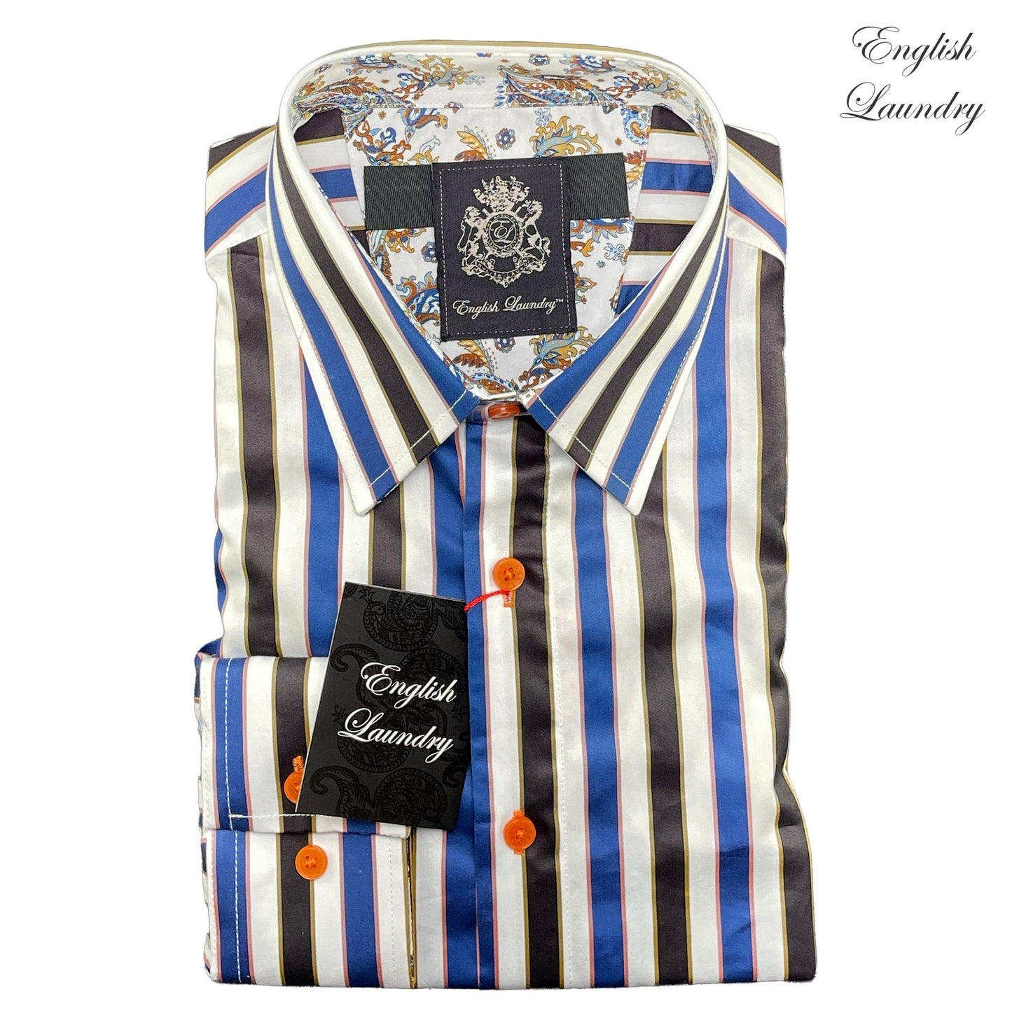 English Laundry (EL2235) bottom-straight approved tidy pack shot with English Laundry transparent logo