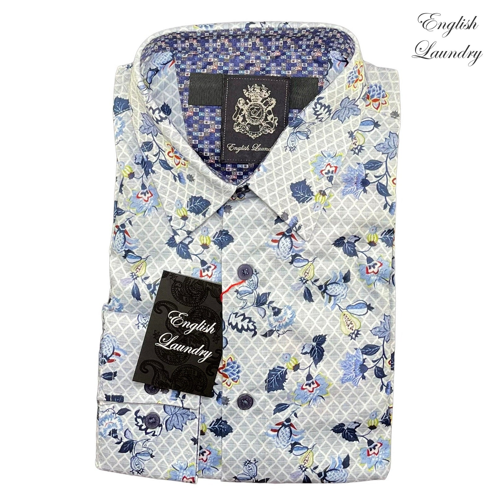 English Laundry (EL2312) bottom-straight approved tidy pack shot with English Laundry transparent logo