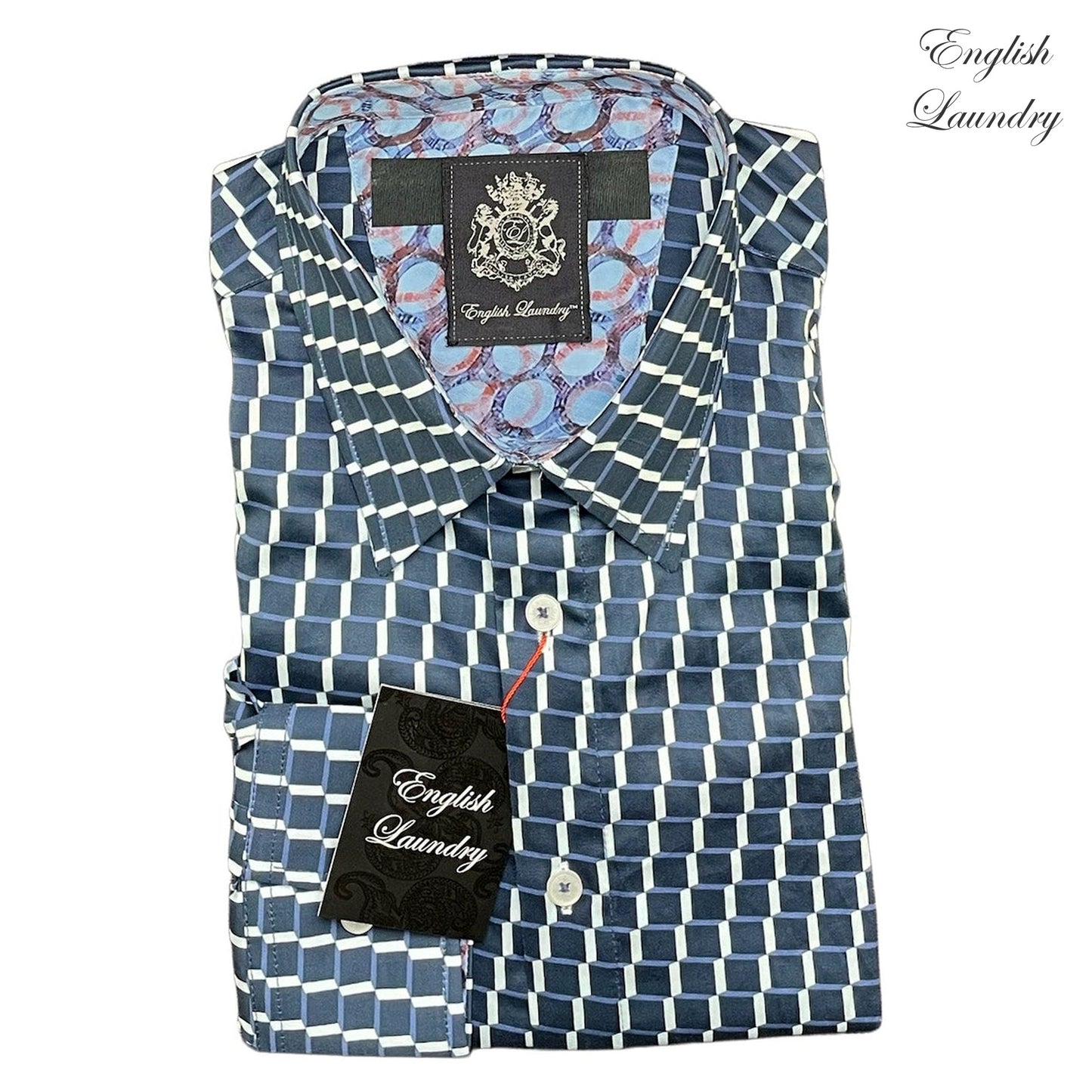 English Laundry (EL2412) long sleeve shirt product image 1 at BigNiteOut NZ