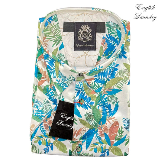 English Laundry (EL2510 SS) bottom-straight approved tidy pack shot with English Laundry transparent logo