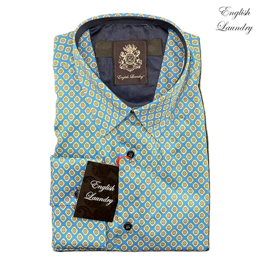 English Laundry (EL2521) men's shirt by English Laundry at BigNiteOut NZ