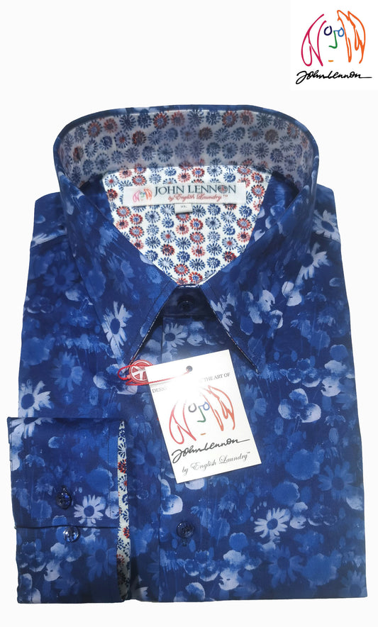 Blue floral shirt 
