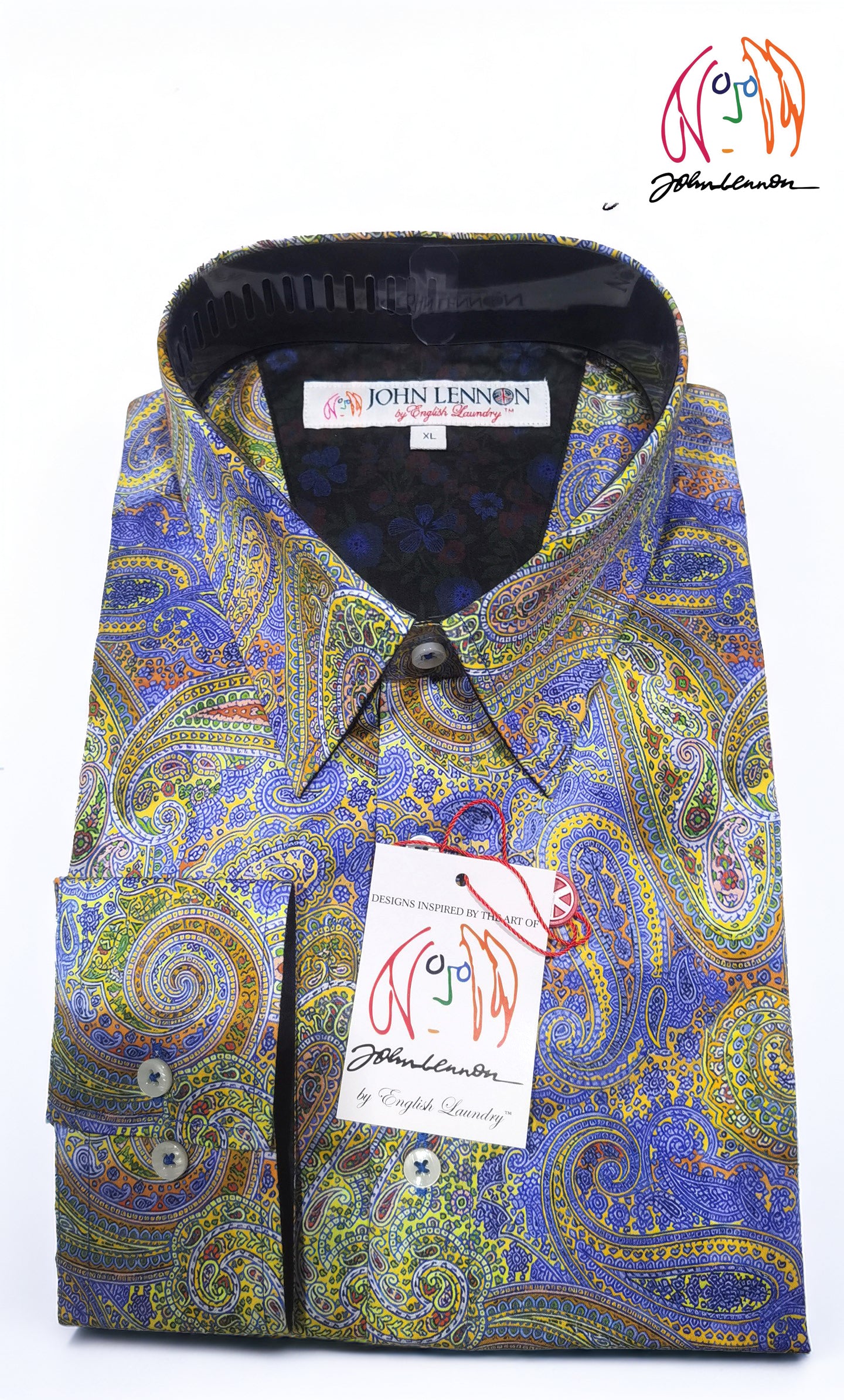Colorful paisley patterned shirt 