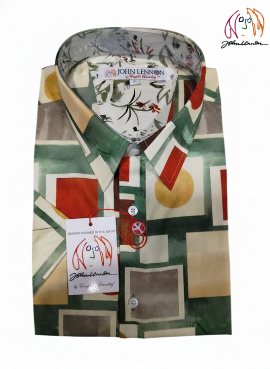 Colorful patterned party shirt 