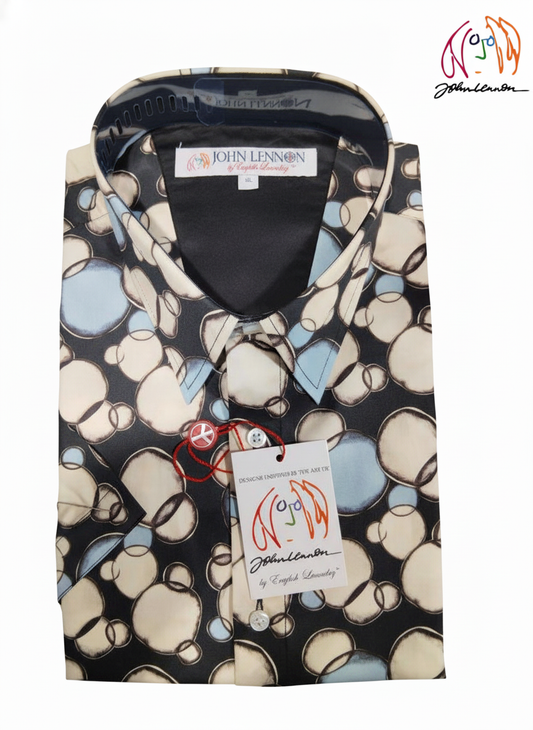 Dress shirt pattern of glasses and ties 